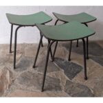 Banqueta, Estilo Americana, Hierro Y Cármica - Imagen 2