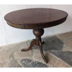 Mesa Auxiliar De Sala, Tipo Inglesa, Tapa Oval - Imagen 2