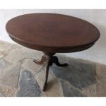 Mesa Auxiliar De Sala, Tipo Inglesa, Tapa Oval - Imagen 3