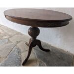 Mesa Auxiliar De Sala, Tipo Inglesa, Tapa Oval - Imagen 4