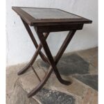 Mesa Auxiliar De Sala, Plegable, Tapa De Cerámica - Imagen 2
