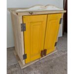 Mueble De Colgar Rústico, 2 Puertas Y Estante