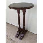 Mesa Auxiliar De Estilo, Tapa Redonda