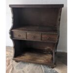 Mueble Auxiliar Antiguo, 3 Niveles, 3 Cajones
