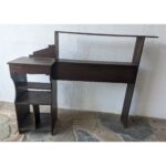 Estante Repisa De Madera, Antiguo, 1 Cajón