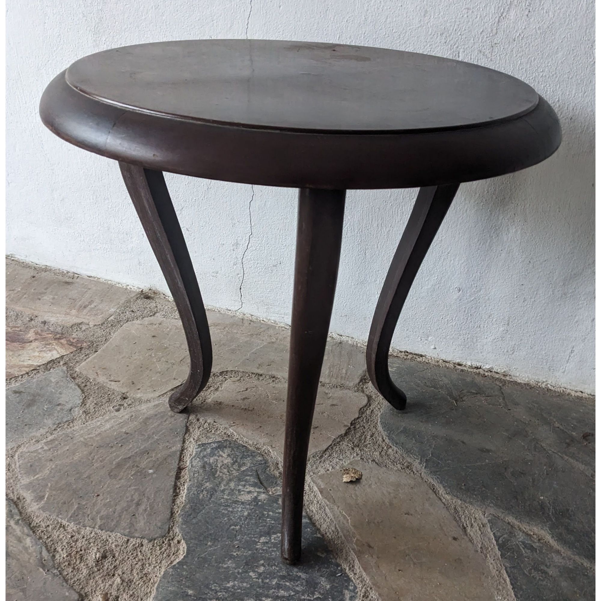 A1764_01 Mesa De Sala, Estilo Francesa, Tapa Circular - Imagen 1
