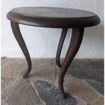 Mesa De Sala, Estilo Francesa, Tapa Circular - Imagen 2