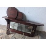 Estante Repisa De Colgar, Perchero, Con Espejo, Art Deco - Imagen 2