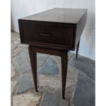 Mesa Auxiliar Antigua, Estilo Americana, 1 Cajón - Imagen 2