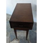 Mesa Auxiliar Antigua, Estilo Americana, 1 Cajón - Imagen 3