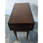 Mesa Auxiliar Antigua, Estilo Americana, 1 Cajón - Imagen 5