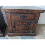 Mesa De Madera, Tipo De Noche, 1 Puerta, 1 Cajón - Imagen 2