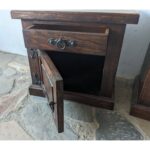 Mesa De Madera, Tipo De Noche, 1 Puerta, 1 Cajón - Imagen 6
