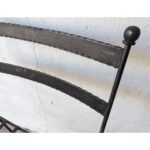 Sillón De Patio De Hierro Con Posabrazos - Silla De Jardín - Imagen 4