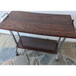 Mesa Auxiliar, Estilo Americana, Hierro Y Cármica, Rodante - Imagen 4