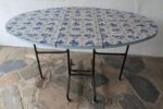 Mesa Plegable, Tapa Oval, Cármica, 2 Alas