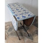 Mesa Plegable, Tapa Oval, Cármica, 2 Alas - Imagen 5
