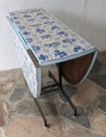 Mesa Plegable, Tapa Oval, Cármica, 2 Alas - Imagen 5