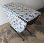 Mesa Plegable, Tapa Oval, Cármica, 2 Alas - Imagen 6