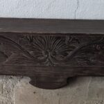 Repisa Estante De Colgar, Madera Labrada