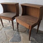 Mesa De Luz, Tipo Inglesa, Restaurada, 1 Cajón