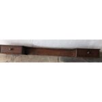 Repisa Estante De Colgar, Madera Roble, 2 Cajones - Imagen 2