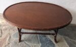 Mesa De Sala, Oval, Caña Y Madera - Imagen 4