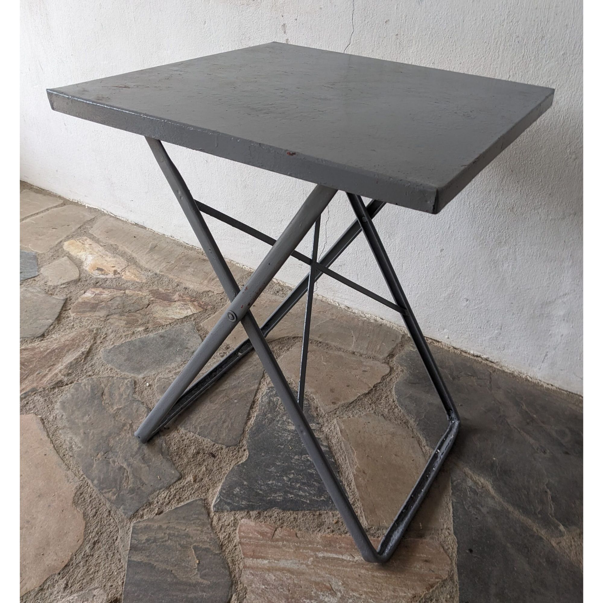 A1781_01 Mesa Plegable, Tipo Bar, Chapa - Imagen 1