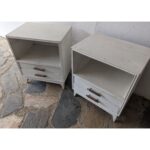 Mesa Auxiliar Americana, Tipo De Noche, 2 Cajones - Imagen 2