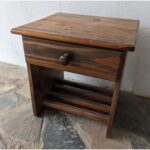 Mesa Auxiliar, Tipo De Noche, 1 Cajón, Con Revistero