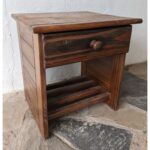 Mesa Auxiliar, Tipo De Noche, 1 Cajón, Con Revistero - Imagen 3