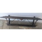 Ganchera De Colgar, Rustica, Madera Y Hierro