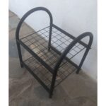 Mesa Auxiliar De Hierro, 2 Niveles - Imagen 4