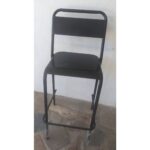 Taburete De Chapa, Banqueta, Con Respaldo - Imagen 2
