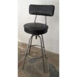 Taburete Alto, Giratorio, Con Respaldo