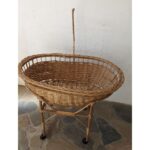 Cuna Moises De Mimbre, Rodante