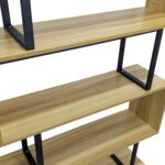 Estantería Moderna Multiuso De Metal Y Madera - 5 Niveles - Imagen 4