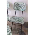 Silla De Hierro, Asiento Y Respaldo De Cármica - Imagen 4