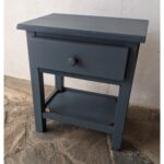 Mesa Auxiliar De Madera, 2 Niveles, 1 Cajón