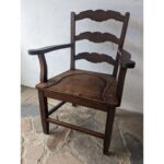 Sillón De Madera, Rustico, Con Posabrazos