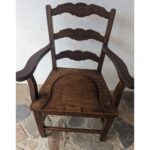 Sillón De Madera, Rustico, Con Posabrazos - Imagen 3