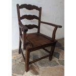 Sillón De Madera, Rustico, Con Posabrazos - Imagen 4
