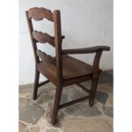 Sillón De Madera, Rustico, Con Posabrazos - Imagen 6