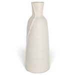 Jarrón De Cerámica Decorativo, Estilo Ánfora - 16x41cm