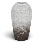 Jarrón De Cerámica Decorativo, Modelo Cónico - 13x23 Cm