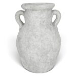 Jarrón De Cerámica Decorativo Con Asas - 21x30cm